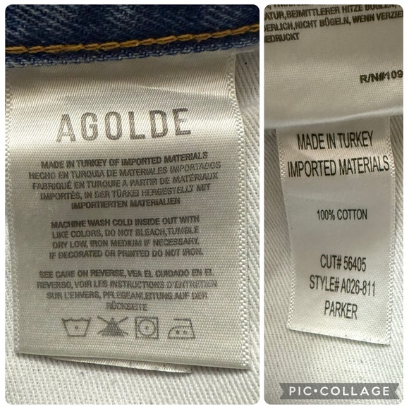 Agolde Parker Vintage Cut Off Shorts in Swapmeet size 29 - Picture 15 of 16